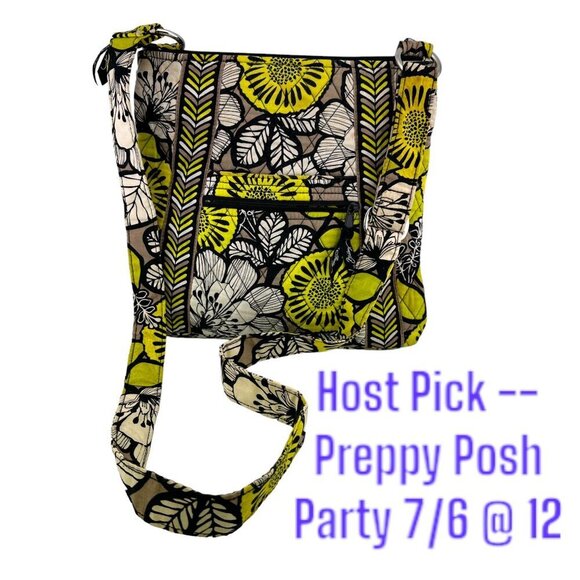 Vera Bradley Quilted Citron Hipster Crossbody Bag - Picture 2 of 14